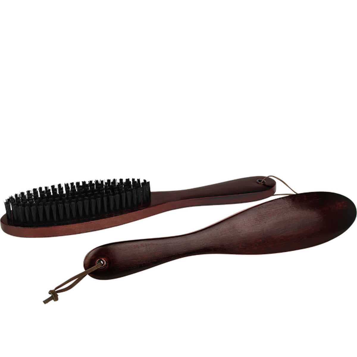 Spazzola per abiti in legno, color mogano, 29 cm