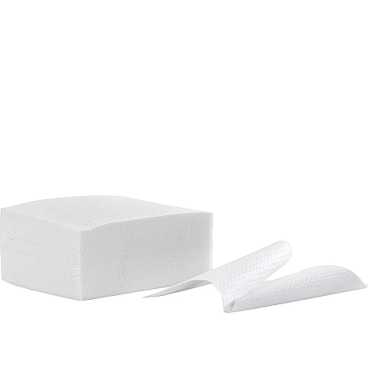 Asciugamani in carta a secco, colore bianco, 30 x 40 cm (aperto) / 15 x 20 cm (chiuso), 24 confezioni da 50 pz