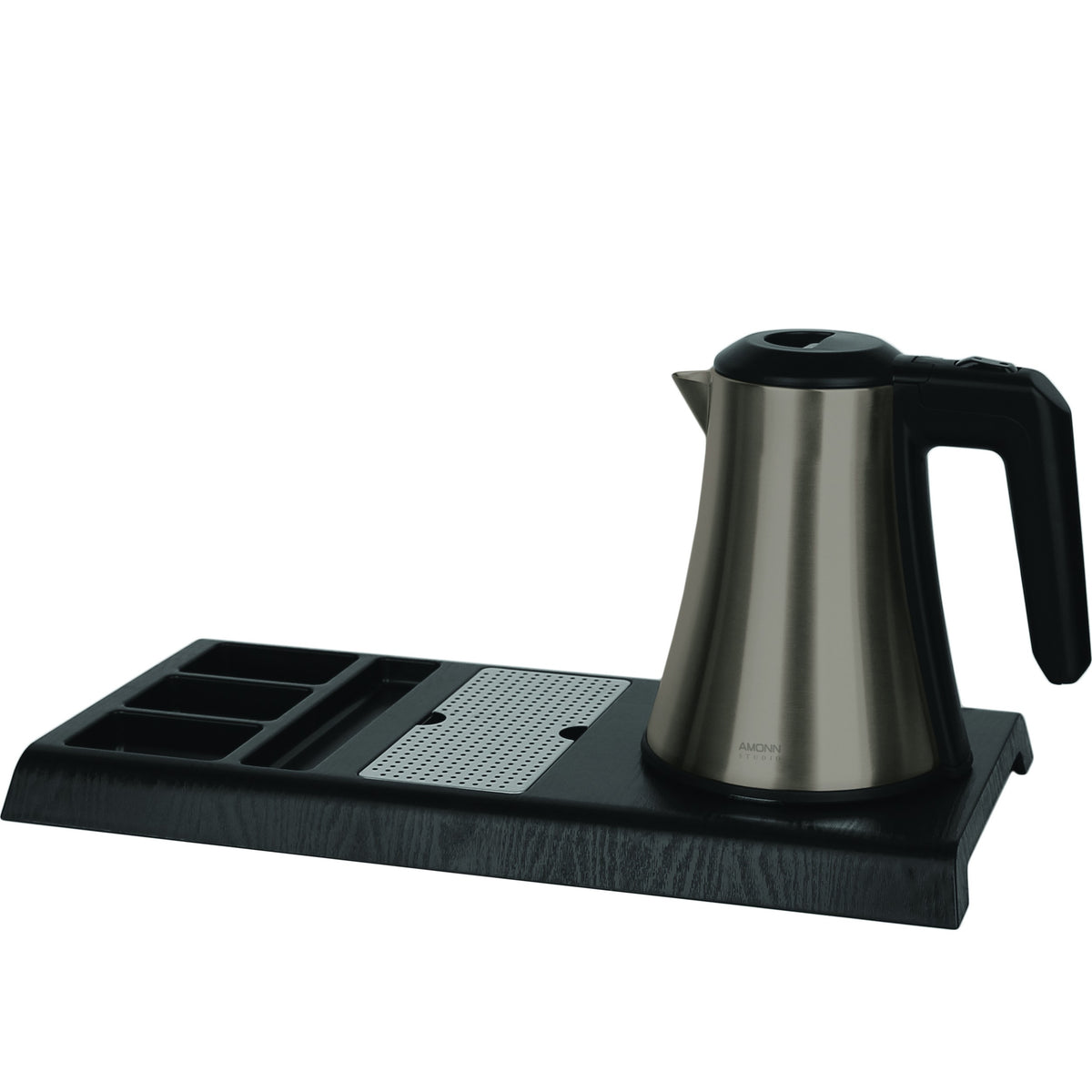 Kettle Set with Tray Titanium/Black – 0.8L