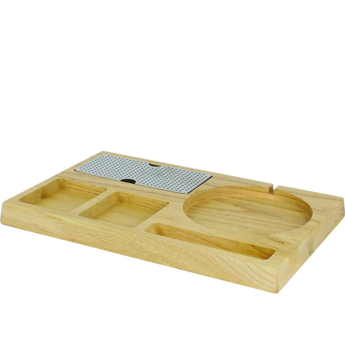 Vassoio in legno naturale per bollitore elettrico, 37 x 24 x h 3 cm