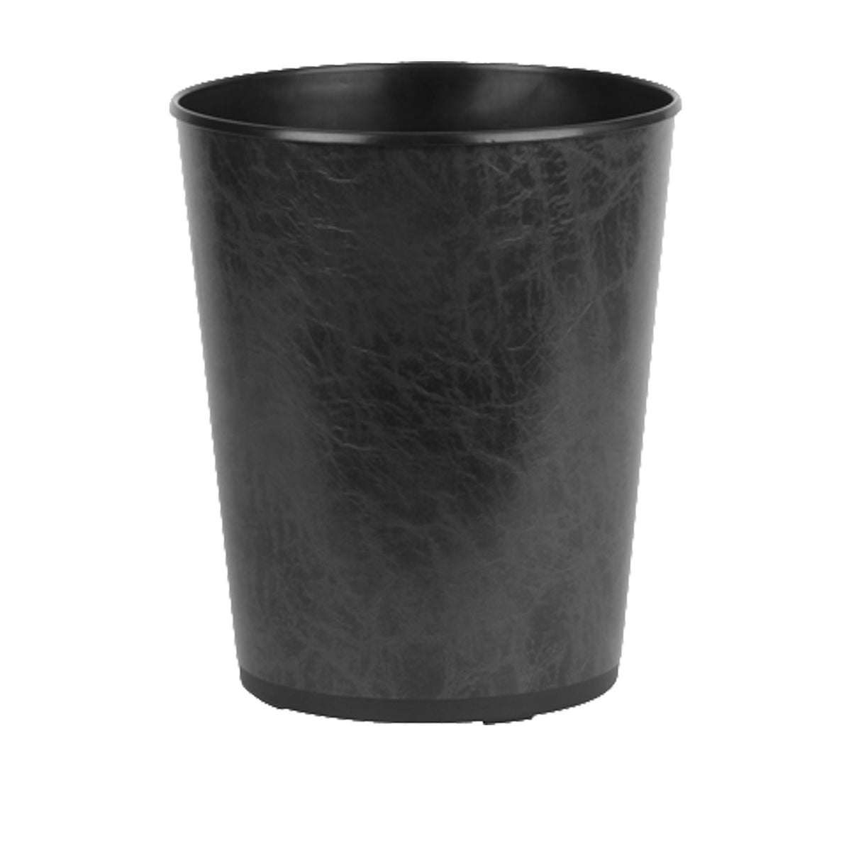 Corbeille à Papier Ronde en PVC Gris Foncé – 12L