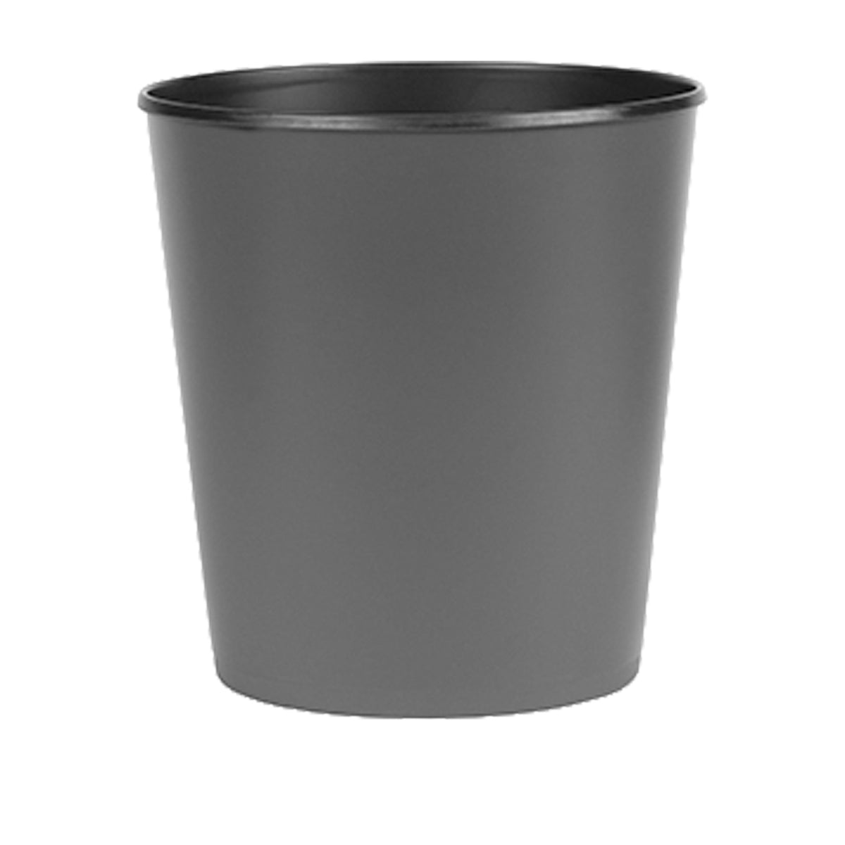 Oval Wastepaper Basket in Dark Grey PVC – 12L