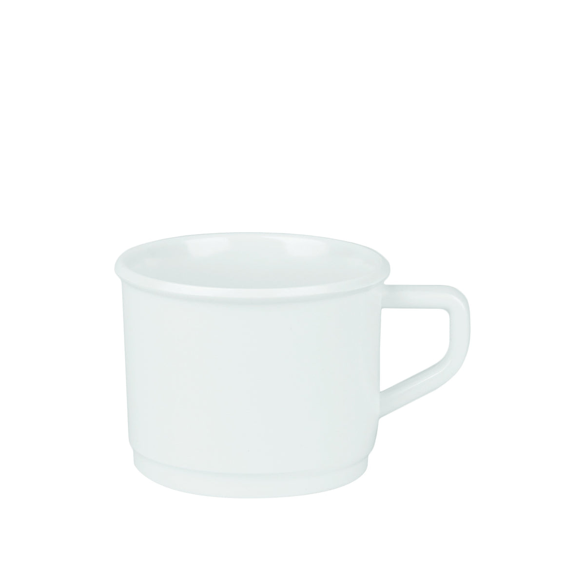 Tazza in melamina bianca, 200 ml, confezione da 12 pz