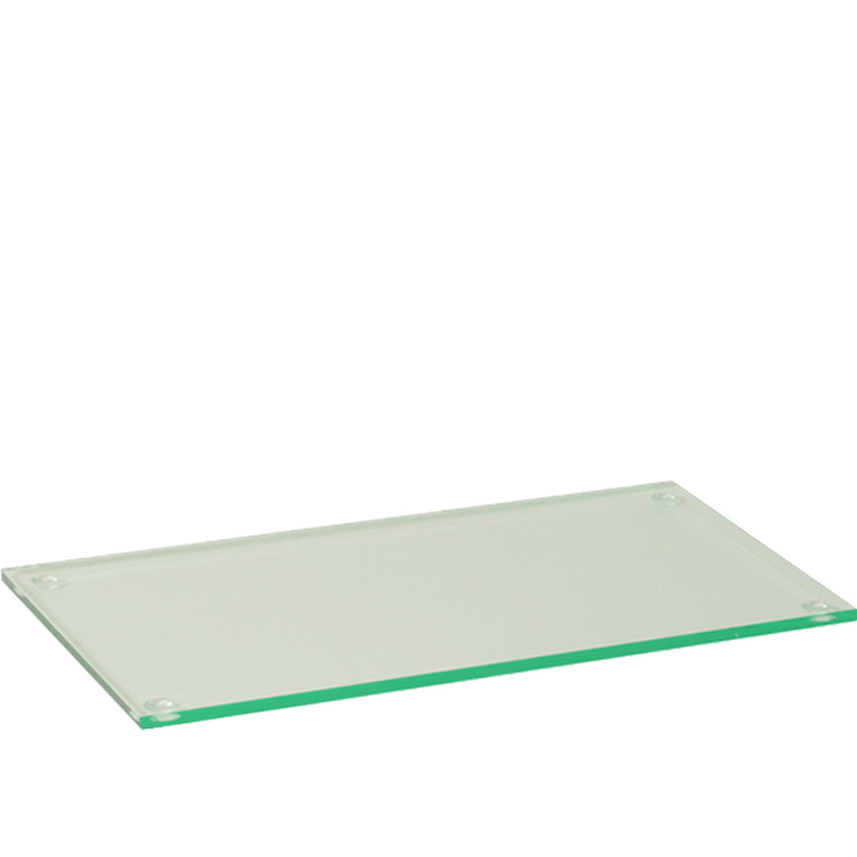 Linear 0.5, plexiglass display tray, shiny glass effect, medium size, 25 x 14 x 0.5 cm