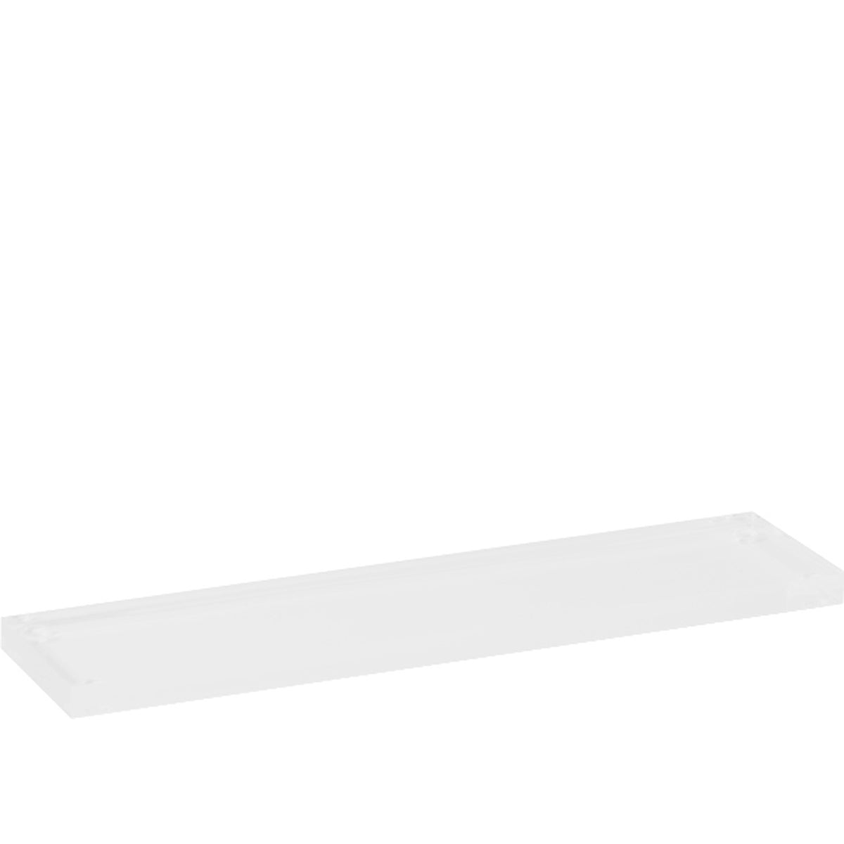 Linear 1.0, plexiglass display tray, satin transparent, slice size, 25x6x1 cm