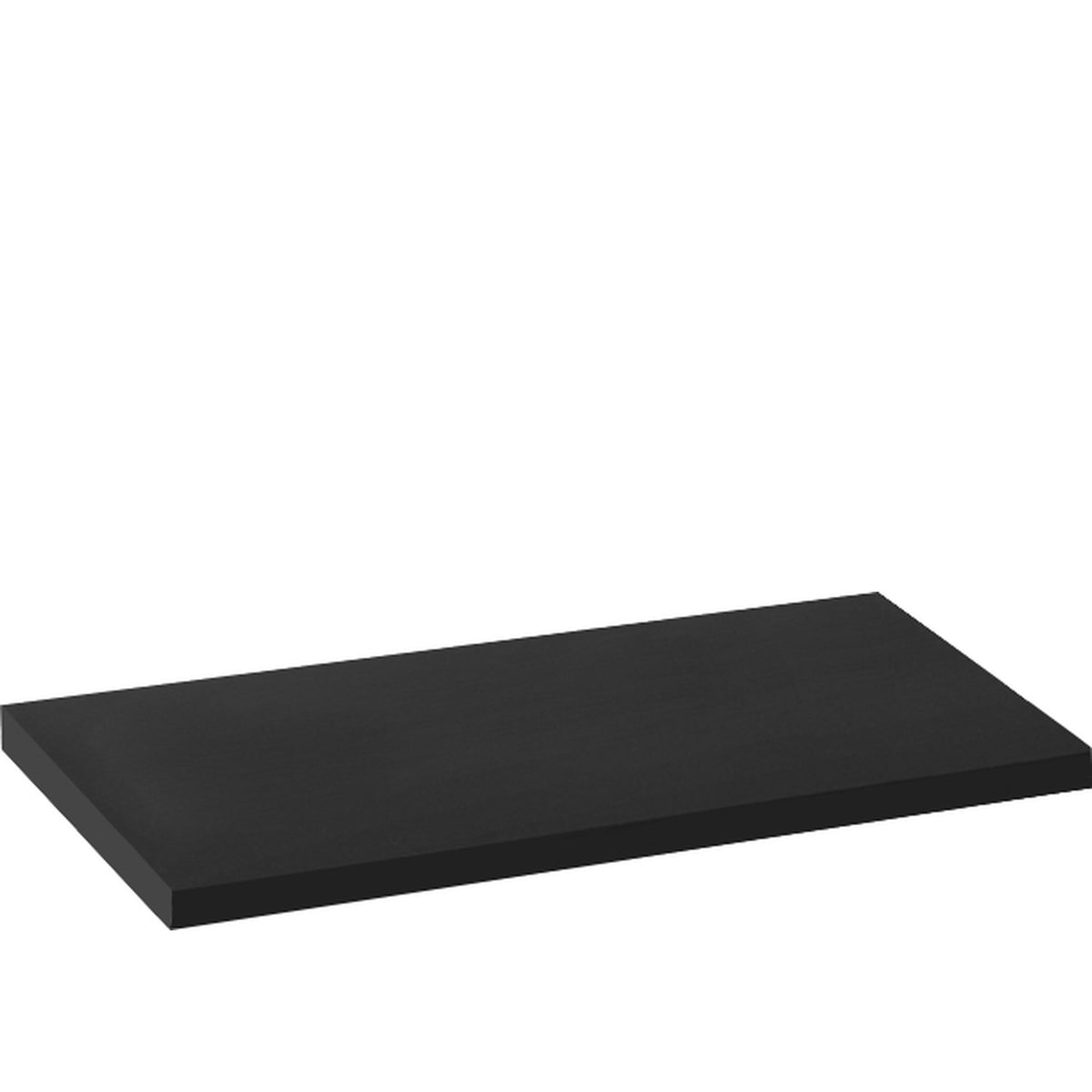 Linear 1.0, display tray in plexiglass, satin black color, medium size, 25 x 14 x 1 cm