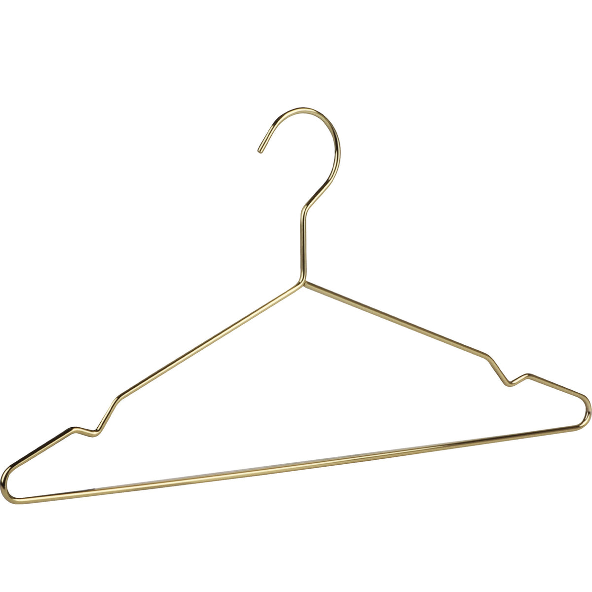 Cintre en Acier Doré avec Barre – 42cm
