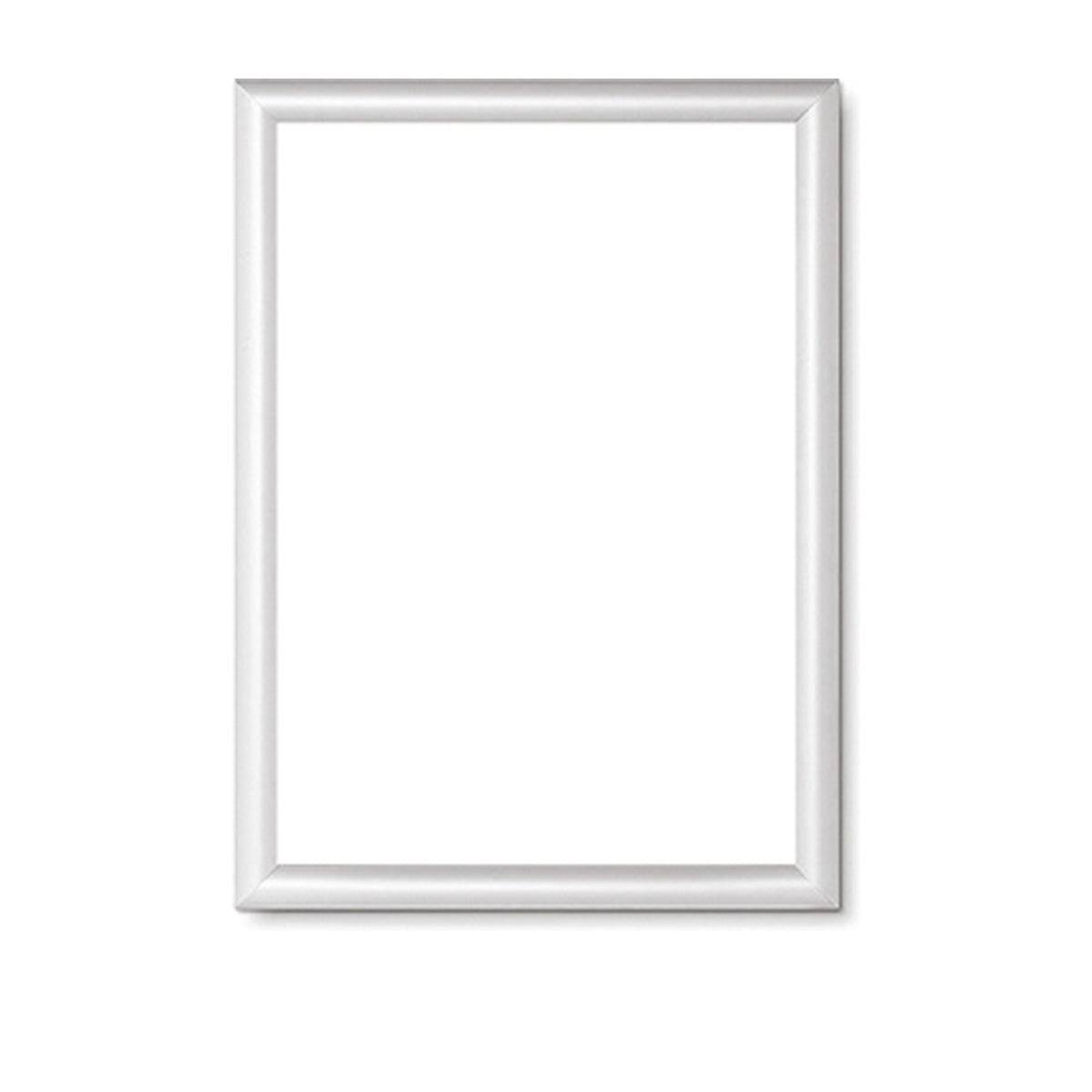Porta avvisi da parete con cornice argentata, formato A3