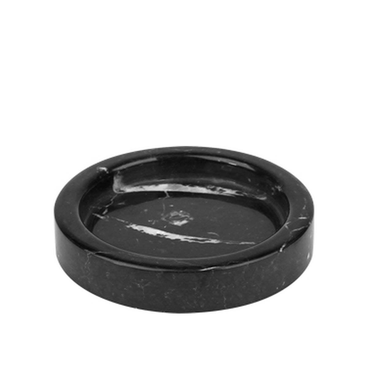 Marmor, marble display tray, black, Ø 10 cm