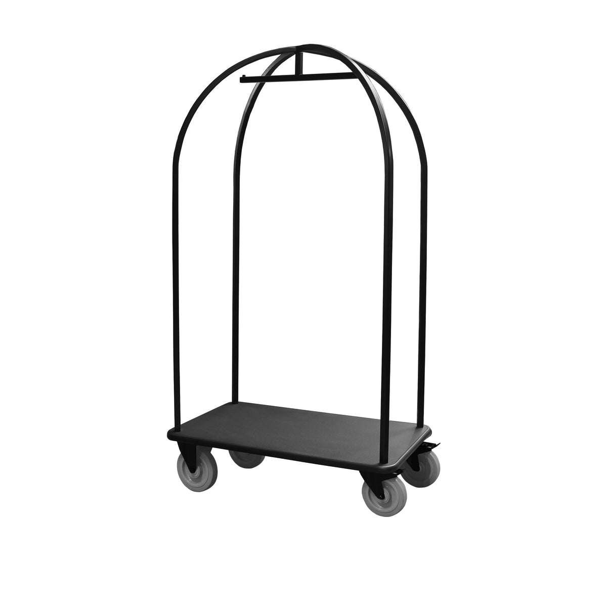 Neliö – Chariot à Bagages en Métal 100x60xh180cm Noir