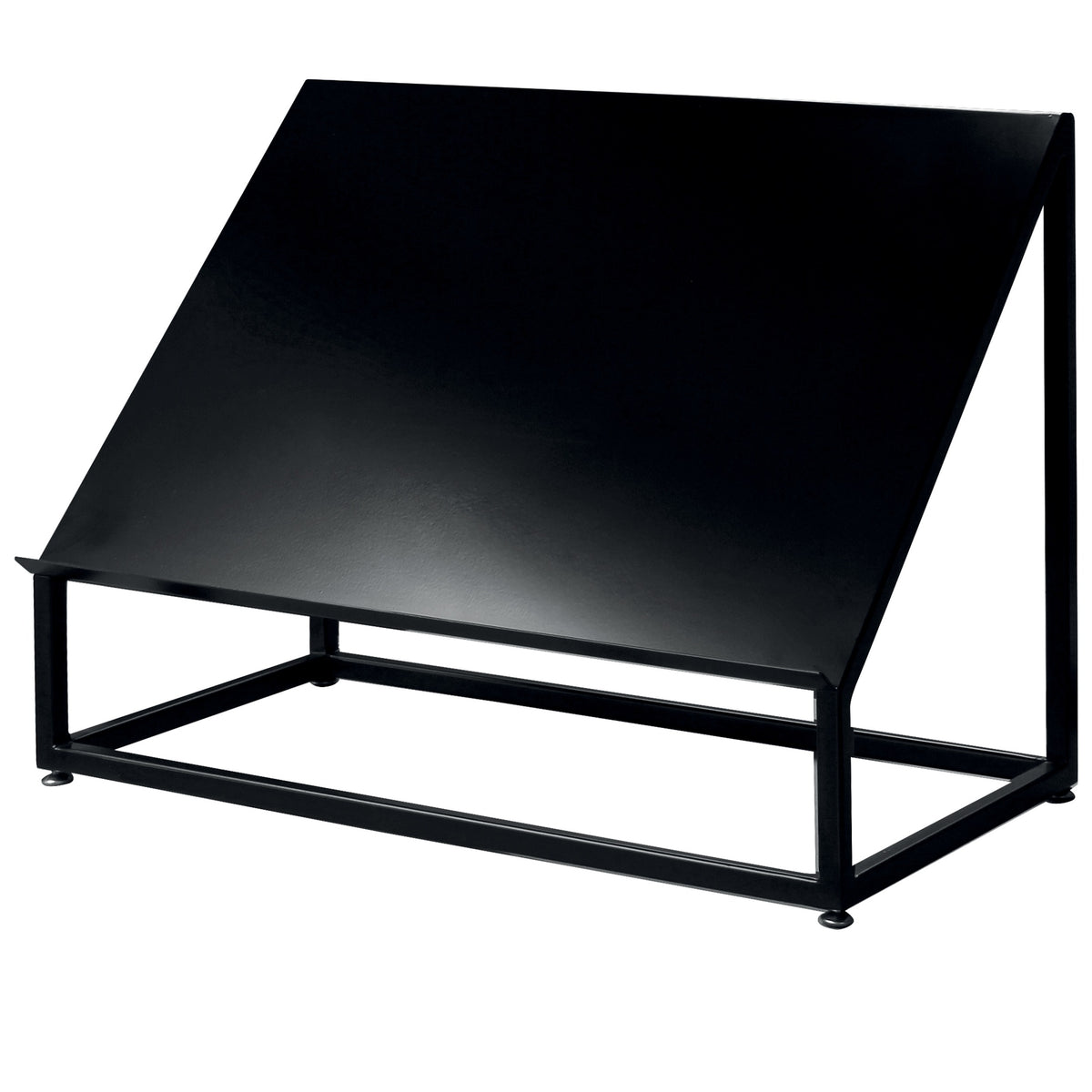 Neliö – Pupitre de Comptoir en Métal Peint Noir 55x27xh40cm