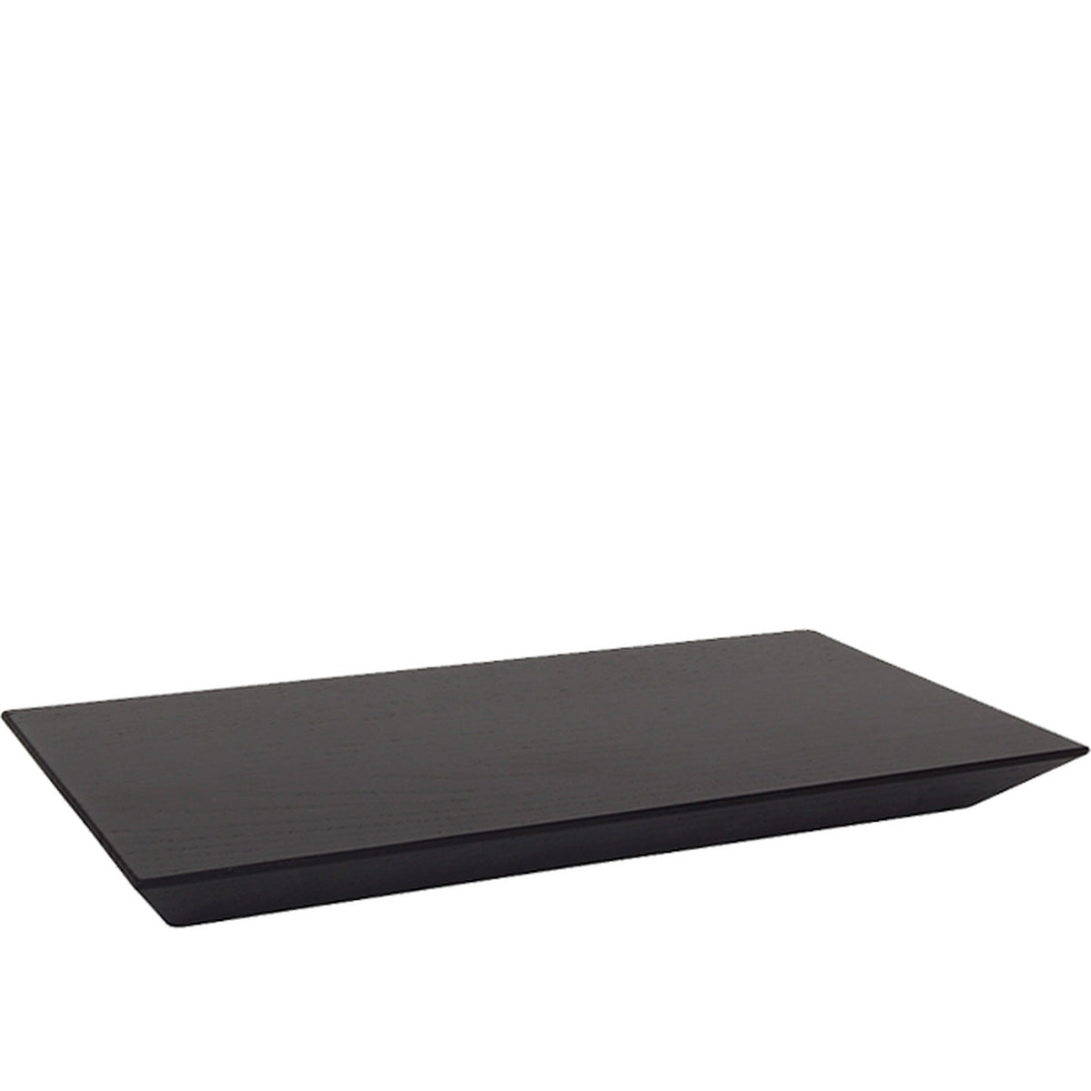 Wood Line, ash wood display tray, painted black, 25 x 14 x h 2 cm
