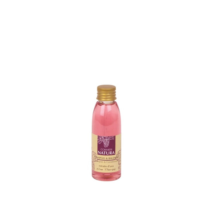 Cosmesi Natura, shampoo & conditioner, grape extract fragrance, 60 ml, 192 pcs