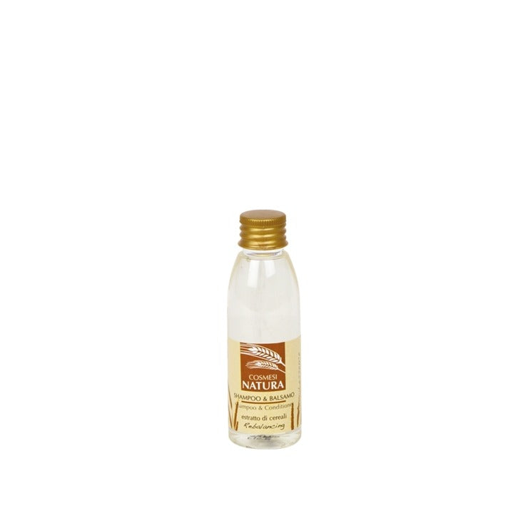 Cosmesi Natura, shampoo & conditioner, cereal extract fragrance, 60 ml, pack of 192 pcs