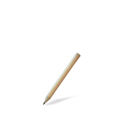 Matita esagonale in legno di tiglio, colore naturale, senza gomma, 9 cm, 100 pz
