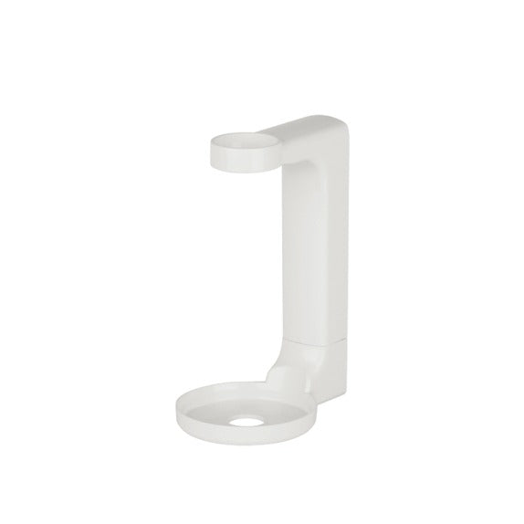 Classic, single ABS wall bracket, white, compatible with Natural Wash 500 ml dispensers