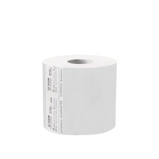 My Essential, carta igienica fascettata in pura cellulosa, 2 veli, 200 strappi, diam. 12 x h 9,5 cm. Imballo da 96 rotoli (24x4).