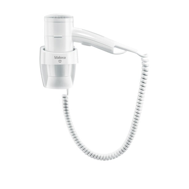 Valera, asciugacapelli Premium 1600 con supporto a parete, bianco, 24,5 x h 18,3 cm