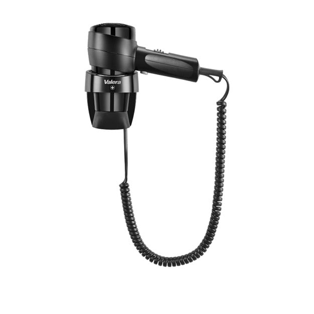 Valera, asciugacapelli Action Super Plus 1800 con supporto a parete, nero, 25 x h 18,5 cm