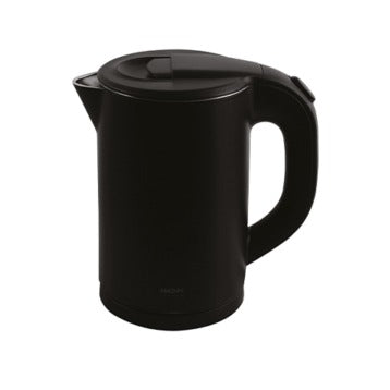 Bollitore elettrico nero, 1200 W, 0,8 L