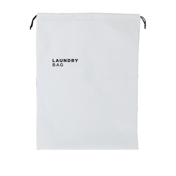 Sacchetto biancheria in cotone bianco, 38x60 cm, 10 pz