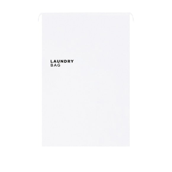 Sacchetto biancheria in TNT bianco, 38 x 60 cm, 100 pz