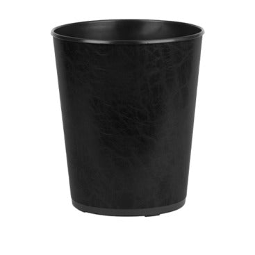 Cestino gettacarte rotondo in polistirene con rivestimento in PVC nero, 12 L, Ø 25 x h 29 cm