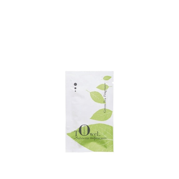 White, refreshing wipe, Green Tea fragrance, 500 pcs.