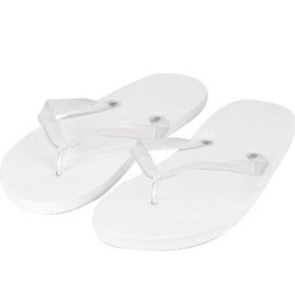 Infradito Mild in gomma morbida, colore bianco, misura donna 26 cm, confezione da 50 pz