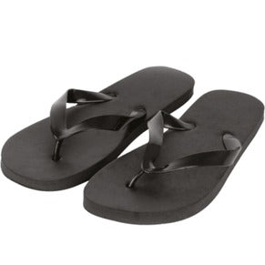Infradito Calm in gomma rigida, colore nero, misura uomo/unisex 29 cm, confezione da 50 pz