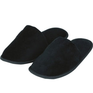 Slipper Feel aus Velours, schwarz, Unisex 29,5 cm, 100 Stk.