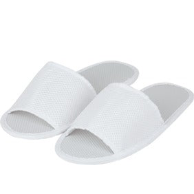 Pantofola All Environments in poliestere waterproof, colore bianco, misura unisex 29,5 cm, confezione da 100 pz