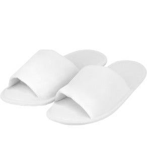 Futura slipper in white sponge, open upper, unisex size - 100pcs