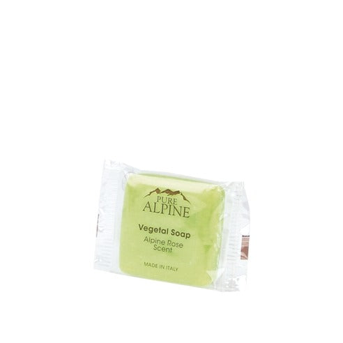 Pure Alpine, sapone in flowpack, fragranza Rosa Alpina, 20 g, confezione da 400 pz