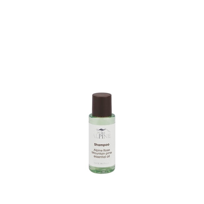 Pure Alpine, shampoo, fragranza Rosa Alpina, 30 ml, confezione da 450 pz