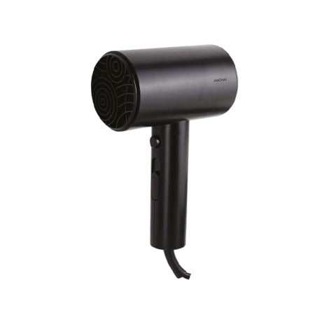 Asciugacapelli Compatto Nero 1800W - Professionale e Sicuro