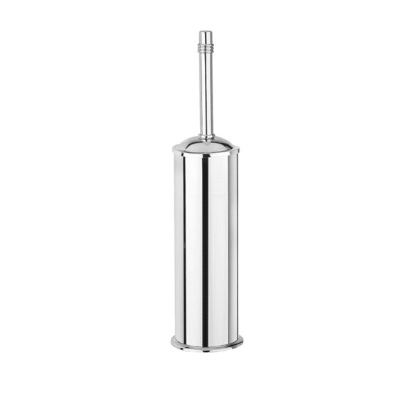 Scopino da parete in ottone cromato, diam. 8 x h 39,5 cm