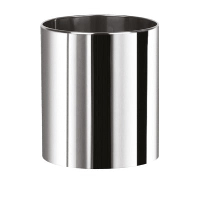 Cestino rotondo in acciaio inox lucido, 7 L, Ø 21 x H 23 cm