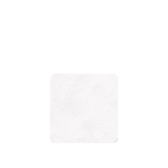 Sottobicchiere quadrato in ovatta di cellulosa bianca, 5 veli, 8,5 x 8,5 cm, 1000 pz