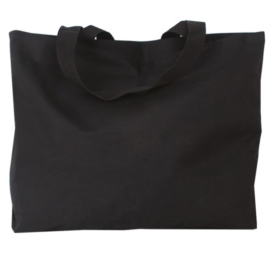 Borsa SPA e spiaggia in poliestere nero, 50 x 10 x h 40 cm