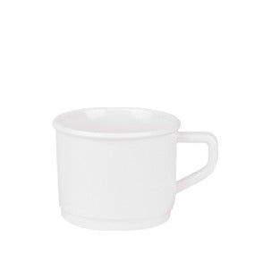 Tazza in melamina bianca, 200 ml, confezione da 12 pz