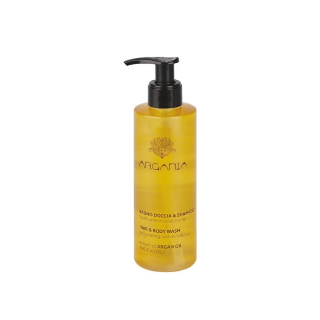Argania, Maxi Stick dispenser, hair & body wash, Argan oil extract, 200 ml, 48 pcs