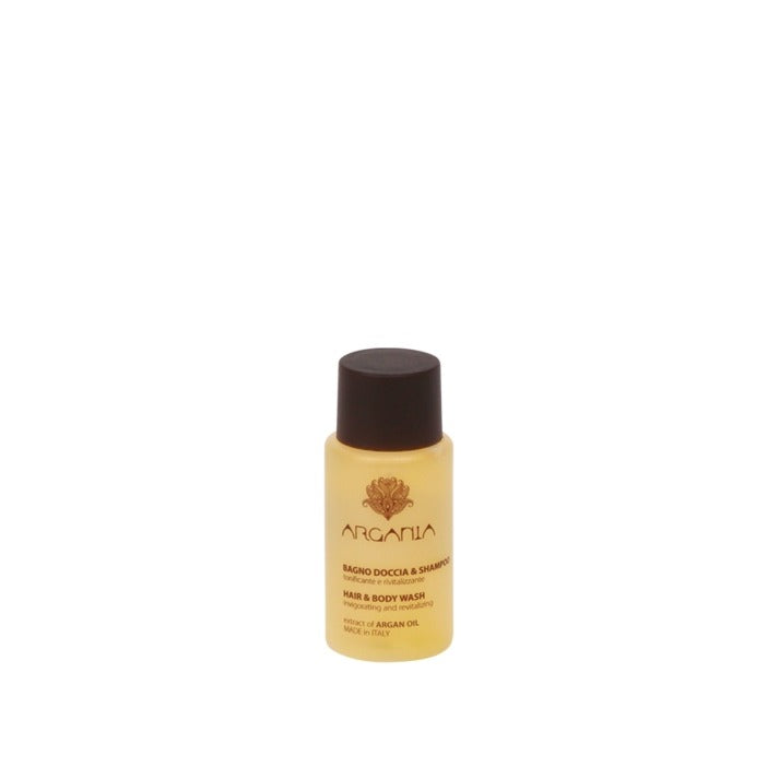 Argania, bagno doccia e shampoo con estratto d'olio d'Argan, 40 ml, 288 pz