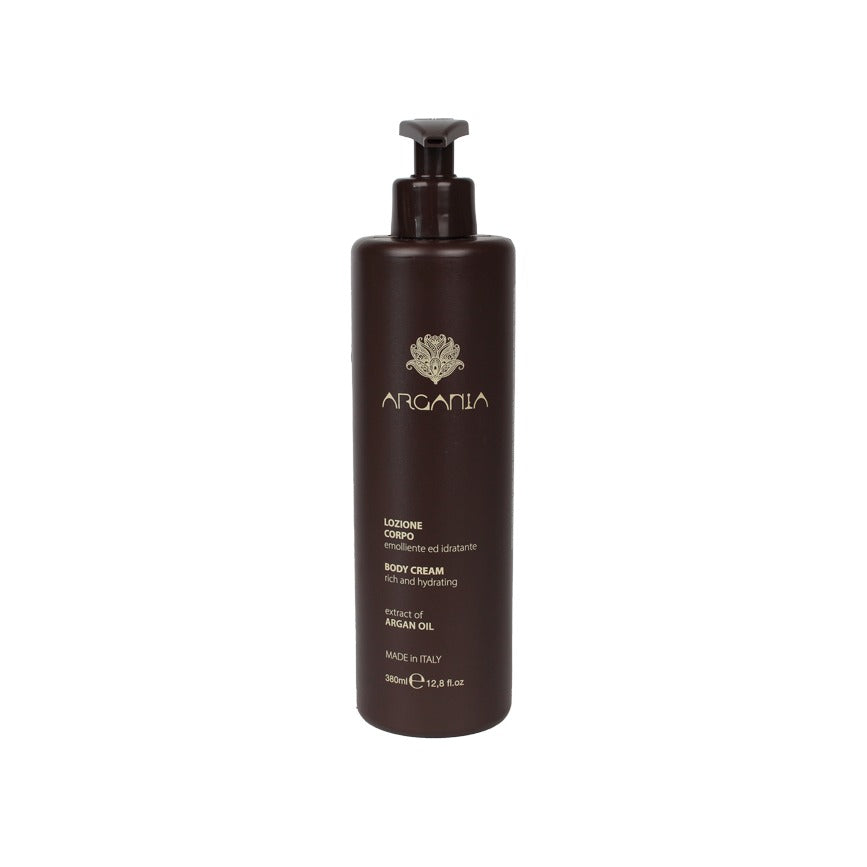 Argania, dispenser Artem, body lotion, fragranza estratto d'Olio d'Argan, 380 ml, confezione da 18 pz