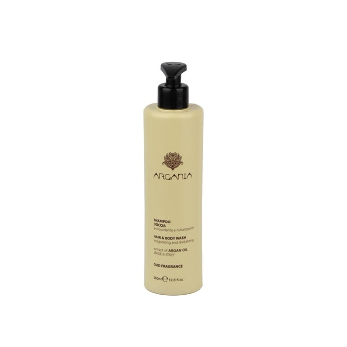 Argania, dispenser Artem, shampoo doccia, fragranza estratto d'olio d'Argan, 380 ml, confezione da 18 pz