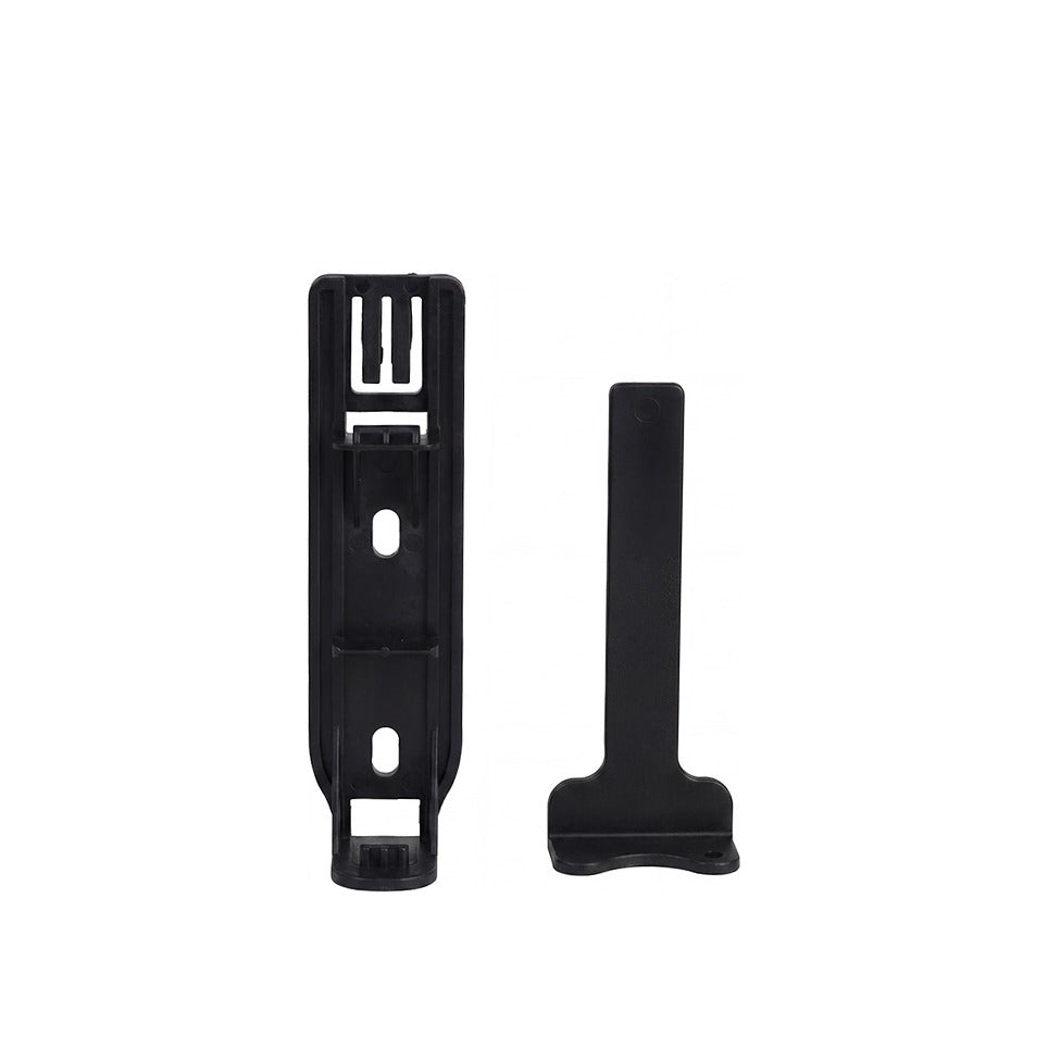 Supporto da parete per dispenser ArtemS®, in polietilene nero, completo di kit d"installazione a parete tramite viti o biadesivo, ... cm