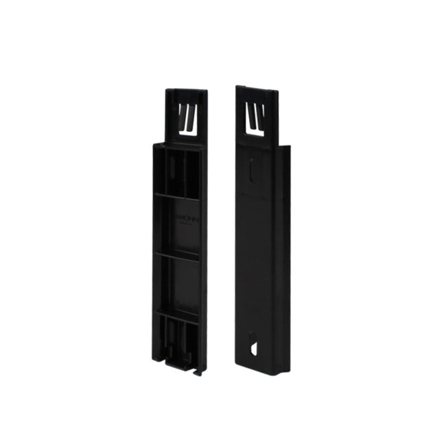 Supporto da parete per dispenser Artem®, in polietilene nero, con kit di installazione (viti o biadesivo), 3 x h 17,5 cm