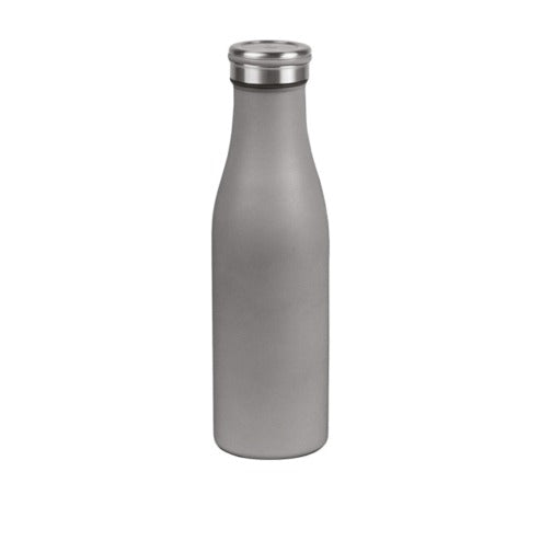Borraccia in acciaio inox, grigio, ø 6,8 x h 23 cm, 500 ml, conf. 10 pz