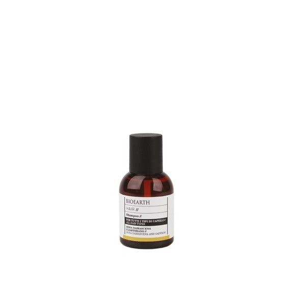 Bioearth Premium - Shampoo Rosa Damascena e Zafferano, 30 ml, 384 pz