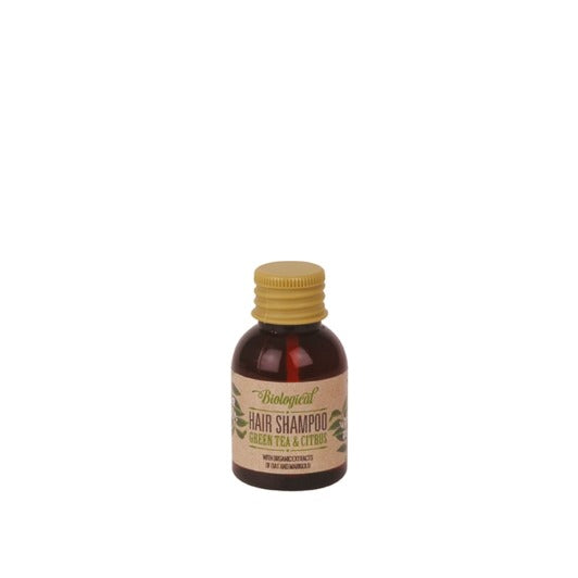 Biological, shampoo, Green Tea & Citrus fragrance, organic formula, 32 ml, 384 pcs